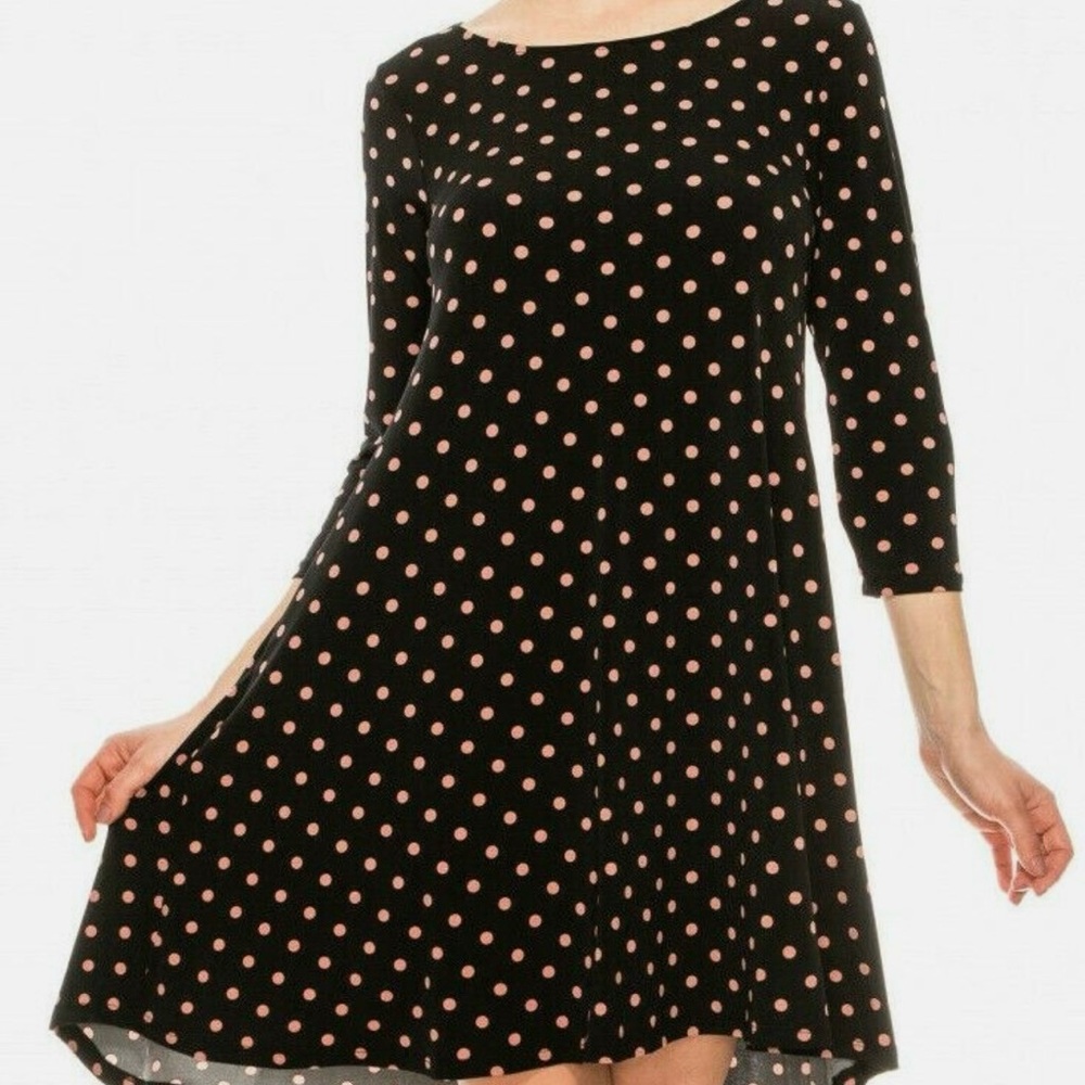 Nina Leonard Stretch Swing Day Dress